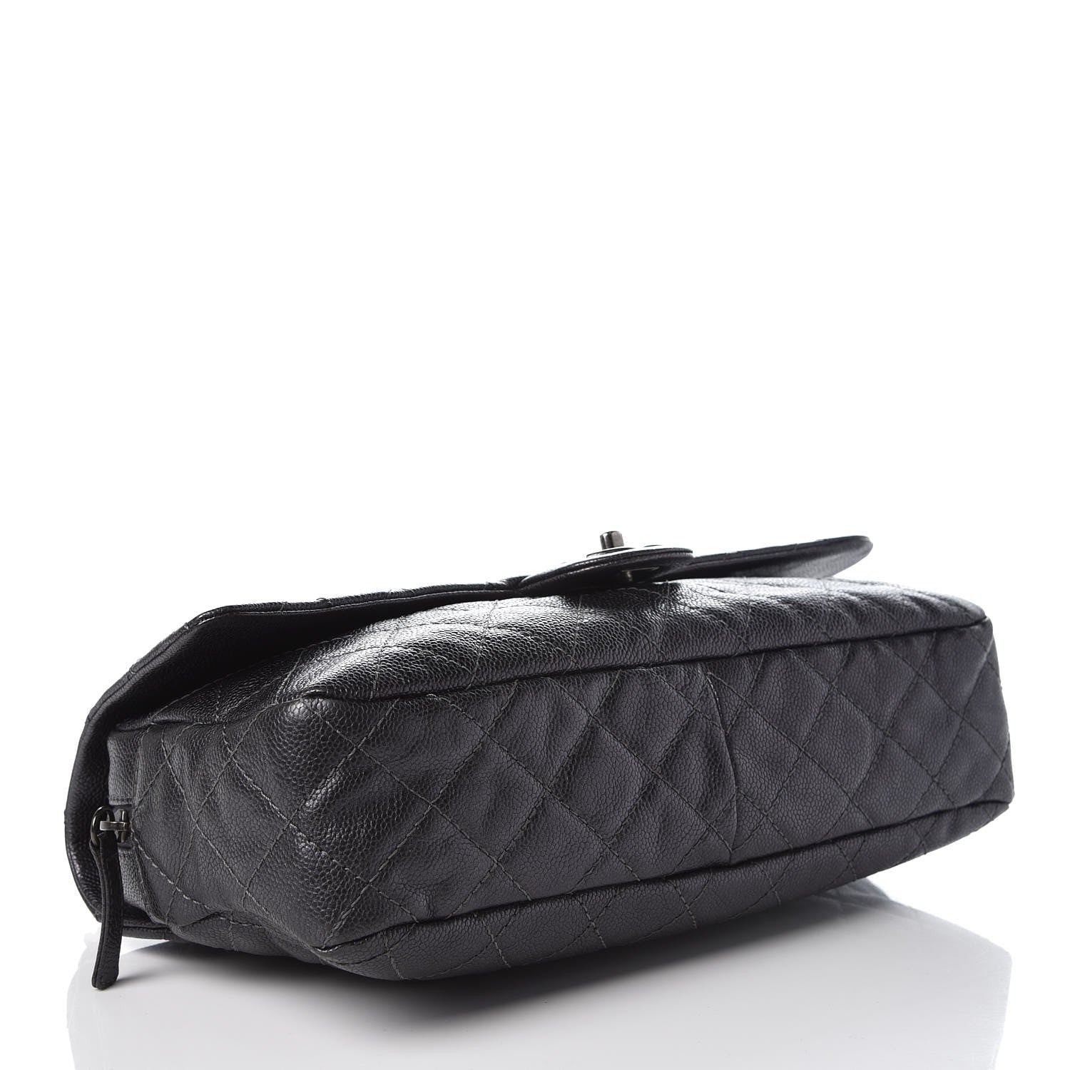 Chanel Iridescent Caviar Quilted Large Flap Grey 4 of 8