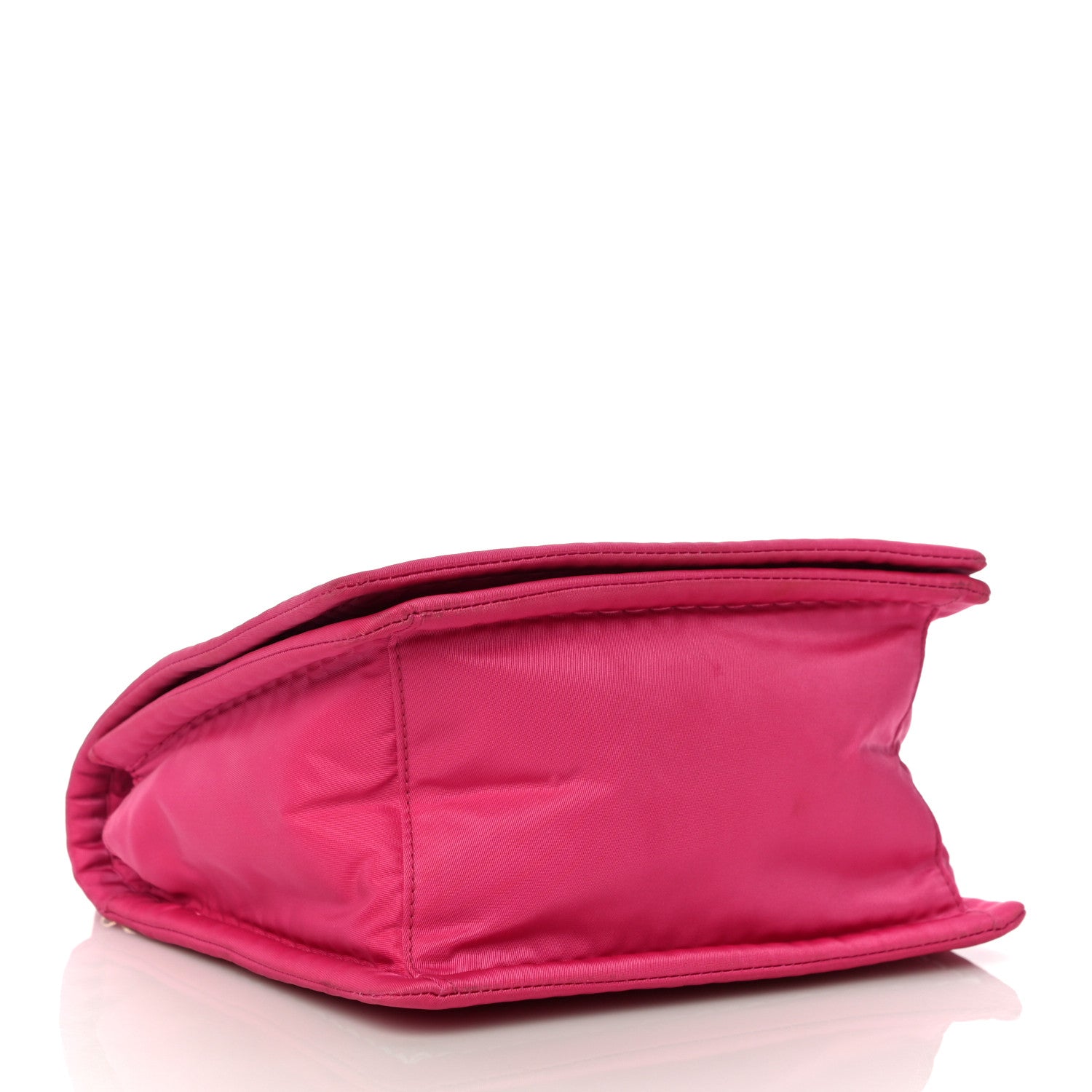 Prada Nylon Tessuto Small Chain Shoulder Bag Fuxia 3 of 12