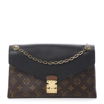 Louis Vuitton Monogram Pallas Chain Black 1 of 12