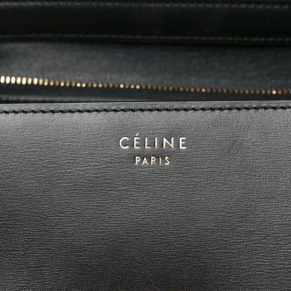 Celine Box Calfskin Medium Classic Box Flap Bag Black 7 of 10