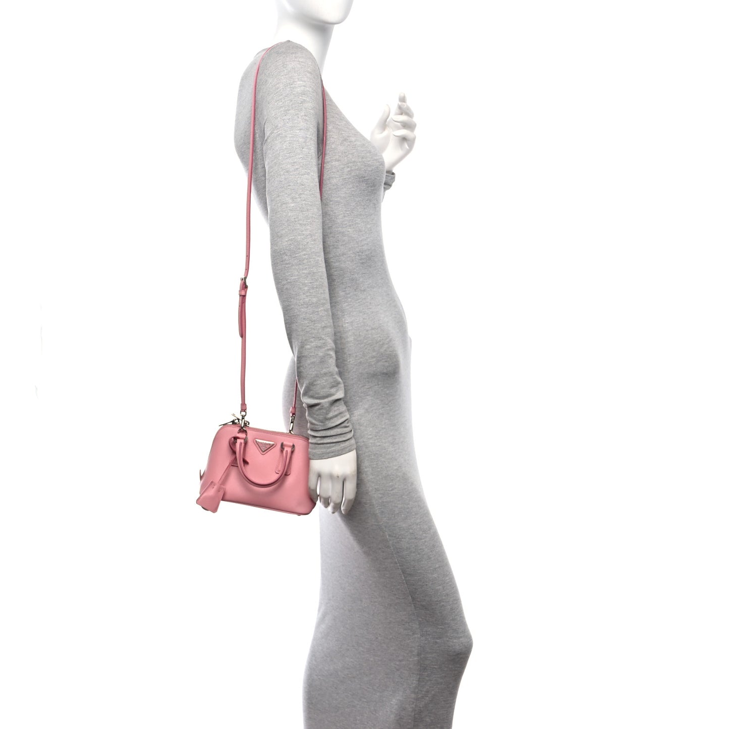 Saffiano Lux Mini Promenade Tote Petalo