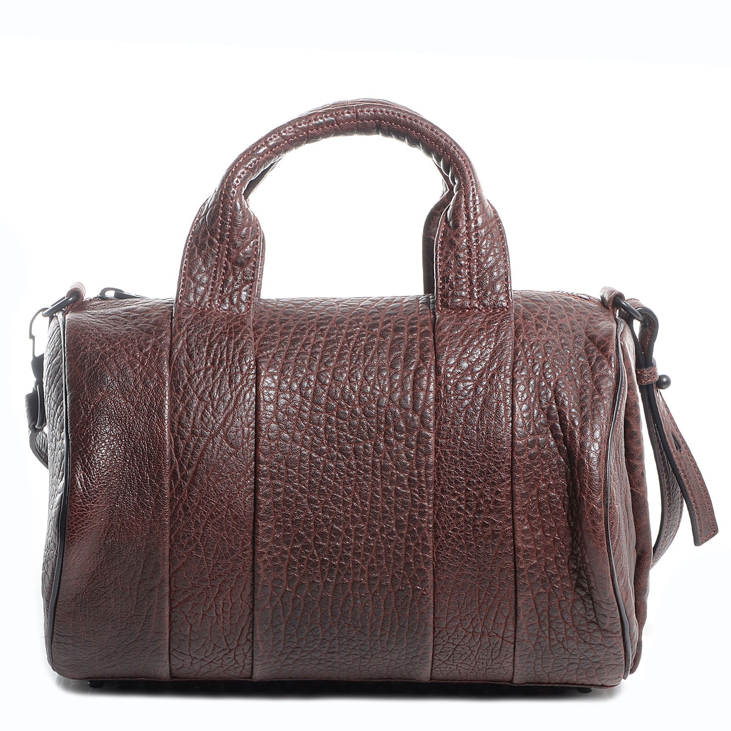 Alexander Wang Pebbled Lambskin Rocco Raisin 1 of 7
