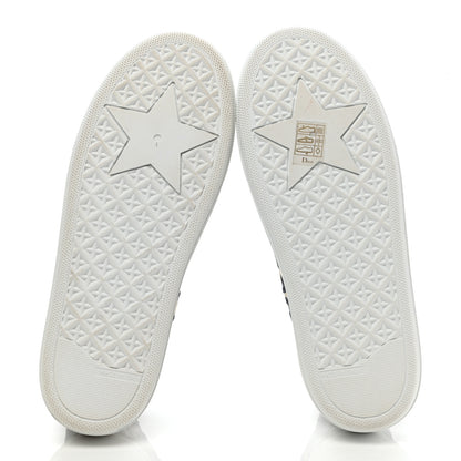Christian Dior Canvas Oblique Embroidered Womens Solar Slip On Sneakers 38.5 Deep Blue 5 of 8