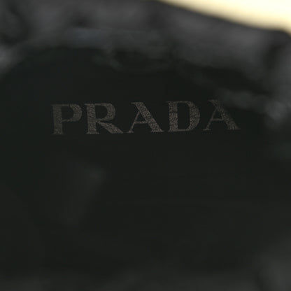 Prada Re-Nylon Piuma Triangle Logo Padded Drawcord 20mm Snow Boots 36 Avorio 7 of 10