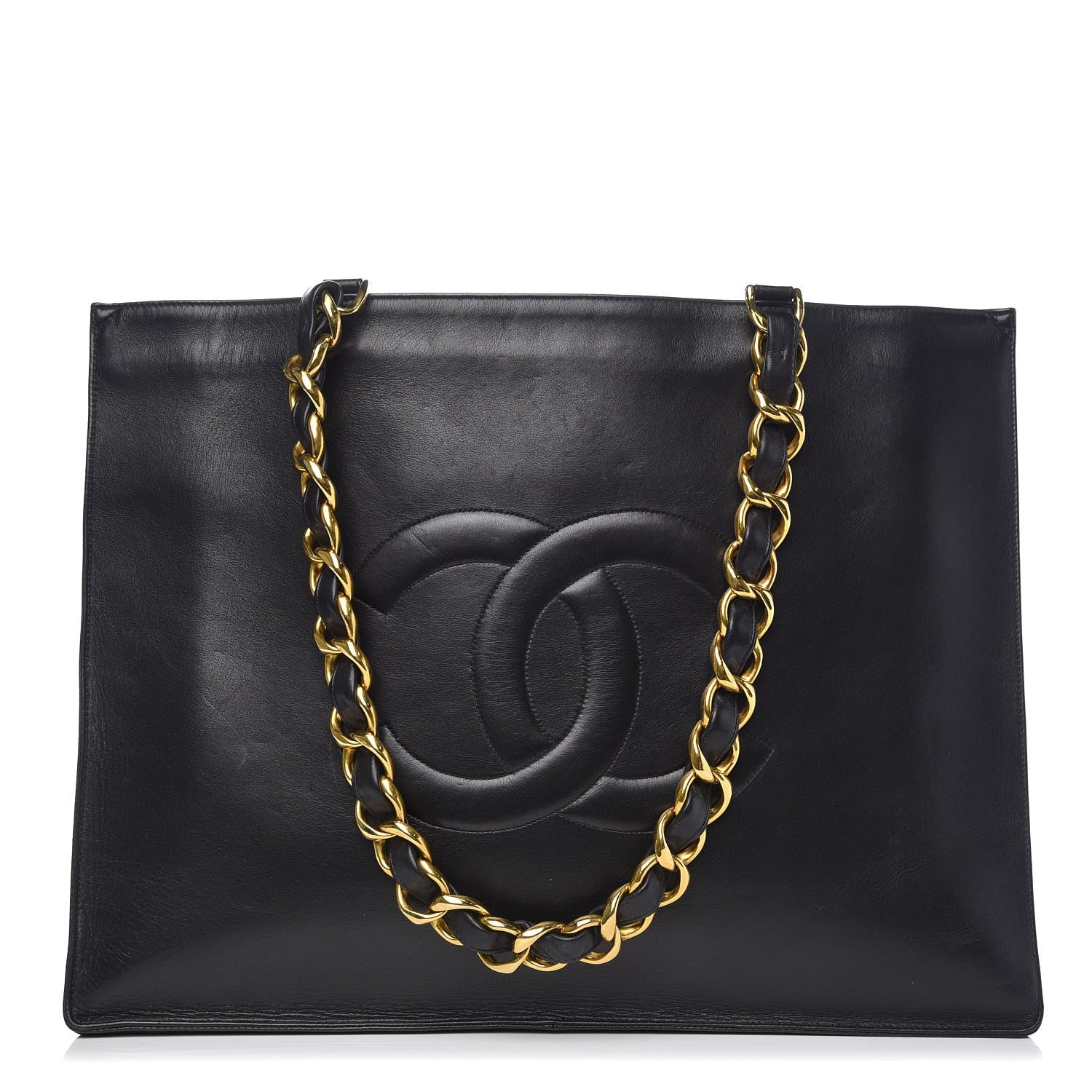 Chanel Lambskin CC Shoulder Bag Black 1 of 12