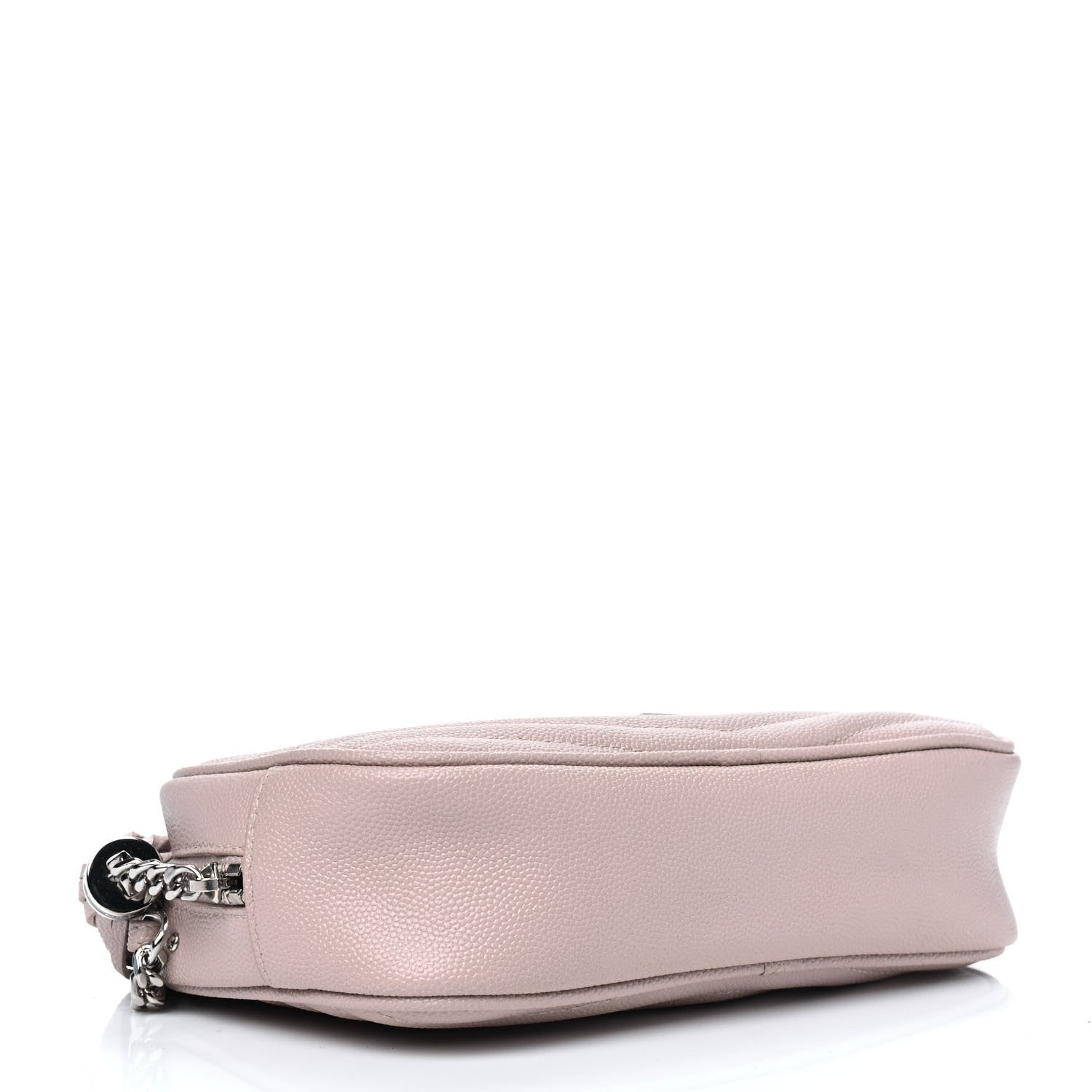 Saint Laurent Grain De Poudre Matelasse Monogram Mini Lou Camera Bag Marble Pink 3 of 4