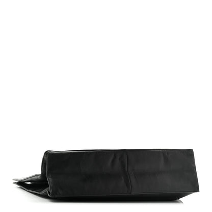 Chanel Lambskin CC Tote Black 4 of 15