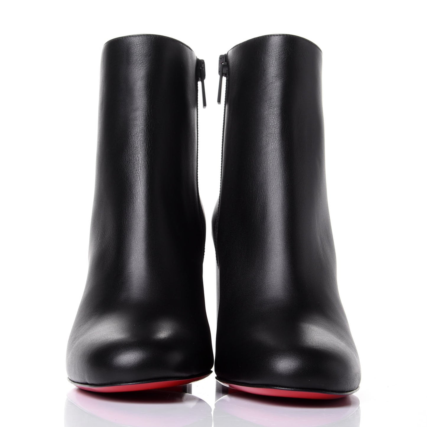 Calfskin Turela 85 Ankle Boots 36.5 Black