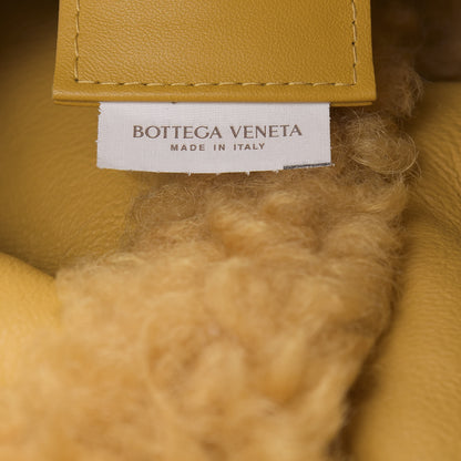 Bottega Veneta Shearling Intrecciato The Chain Tote Curry 5 of 9