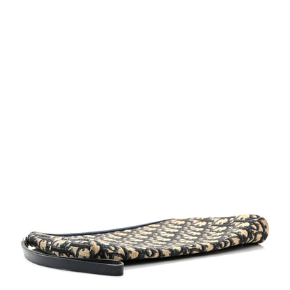 Christian Dior Monogram Wristlet Clutch Navy Blue 4 of 6