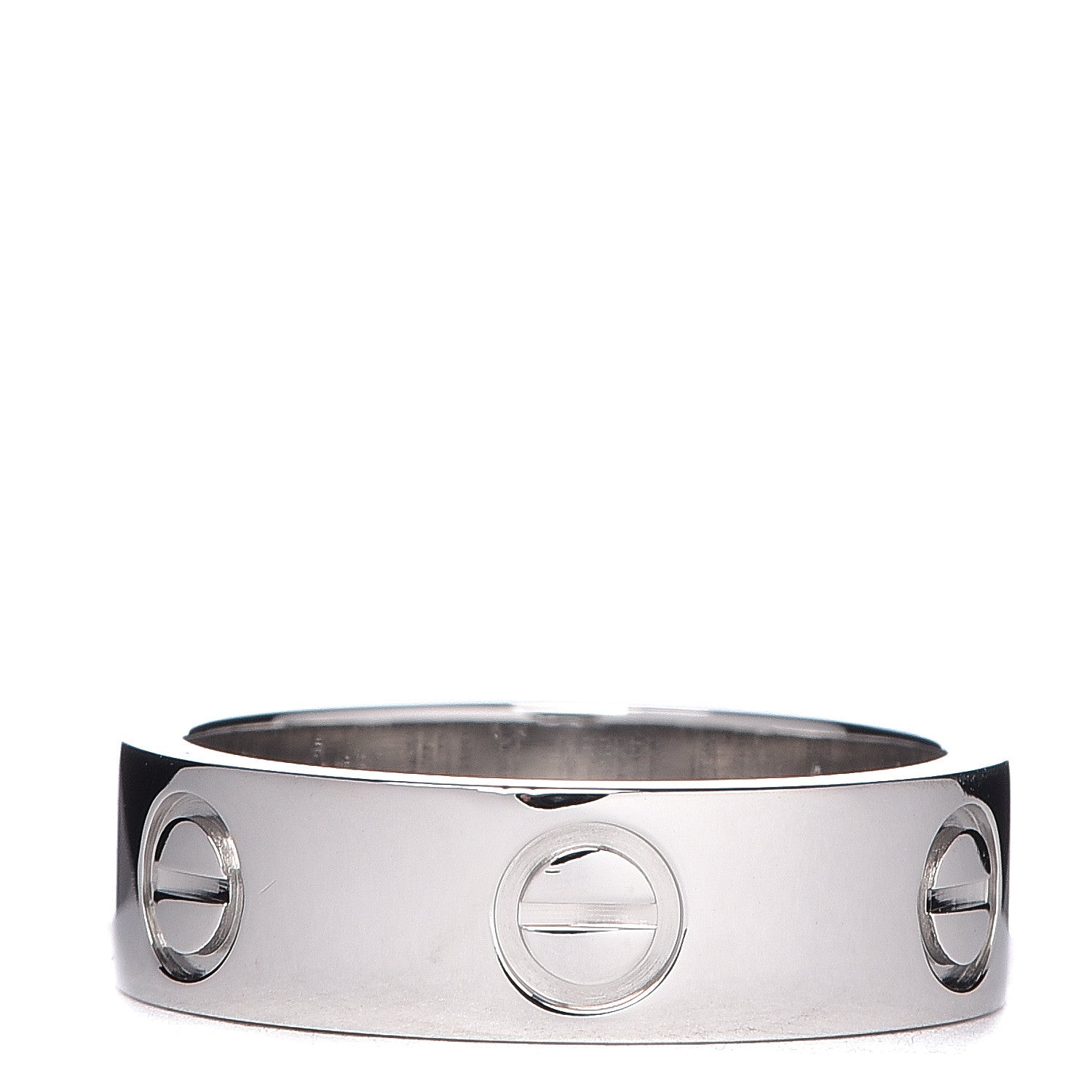 Cartier Platinum 5.5mm LOVE Ring 51 5.75 3 of 6