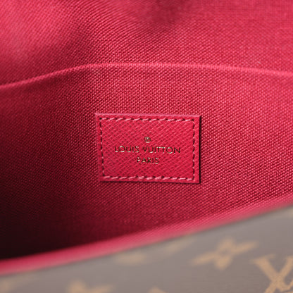 Louis Vuitton Monogram Pochette Felicie Chain Wallet Fuchsia 8 of 14