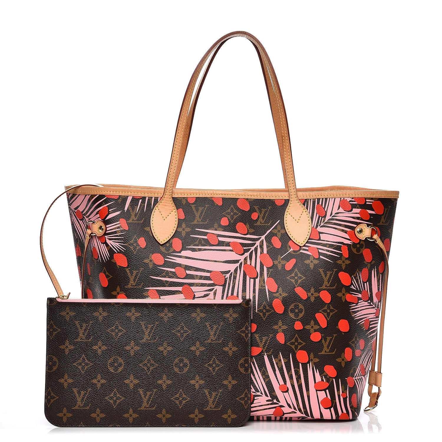 Louis Vuitton Monogram Jungle Dots Neo Neverfull MM Sugar Pink Poppy 1 of 12