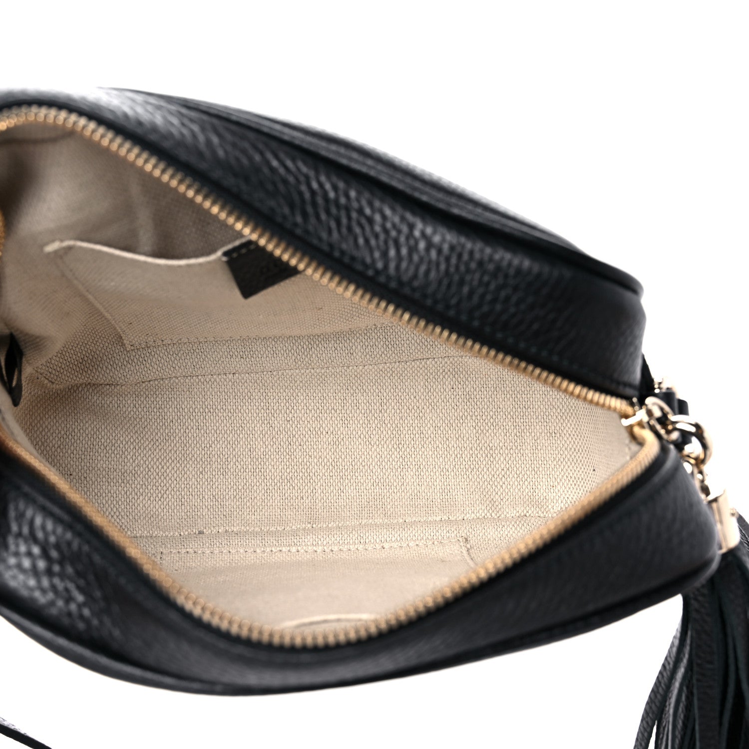 Gucci Pebbled Calfskin Small Soho Disco Bag Black 5 of 9