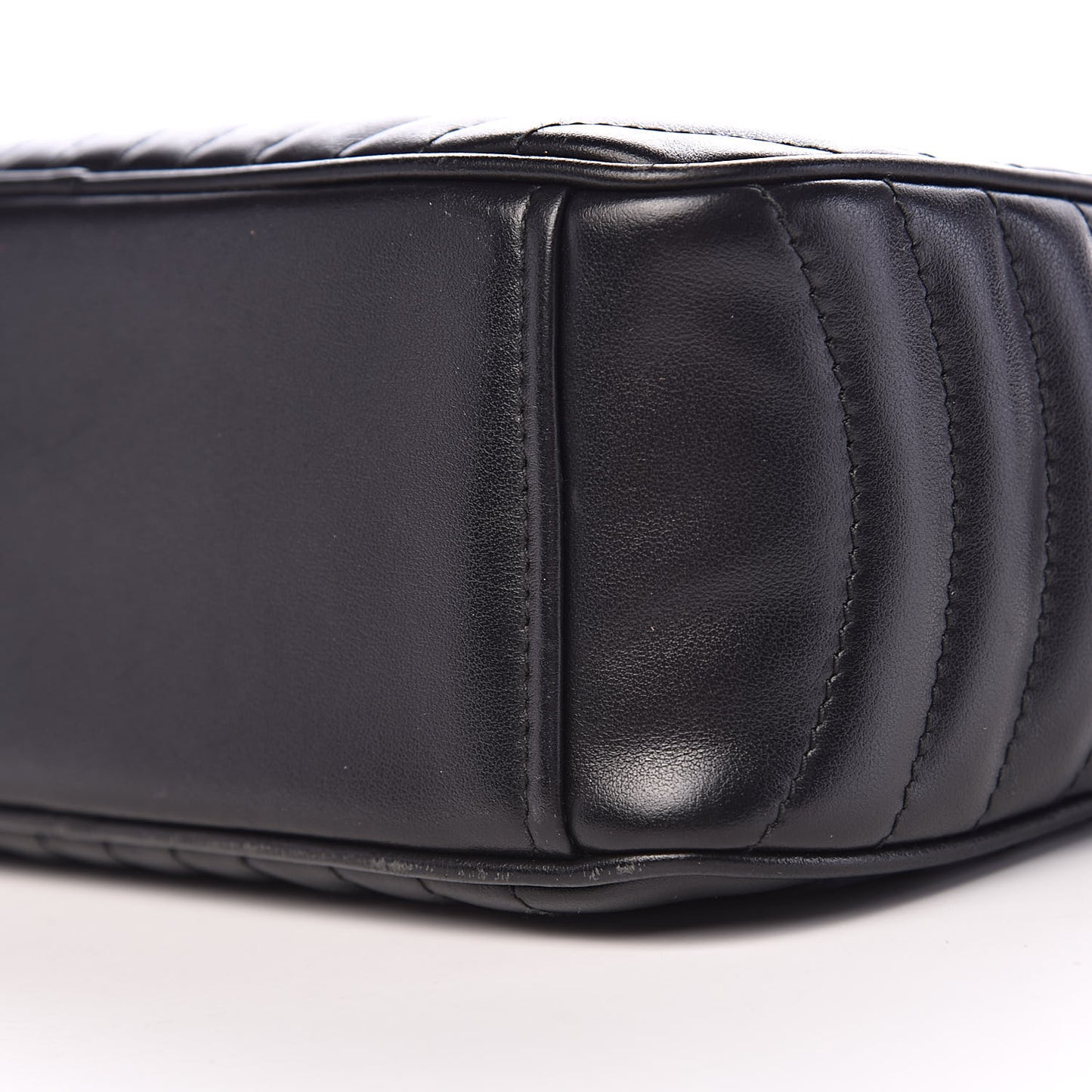 Soft Calfskin Diagramme Crossbody Bag Black