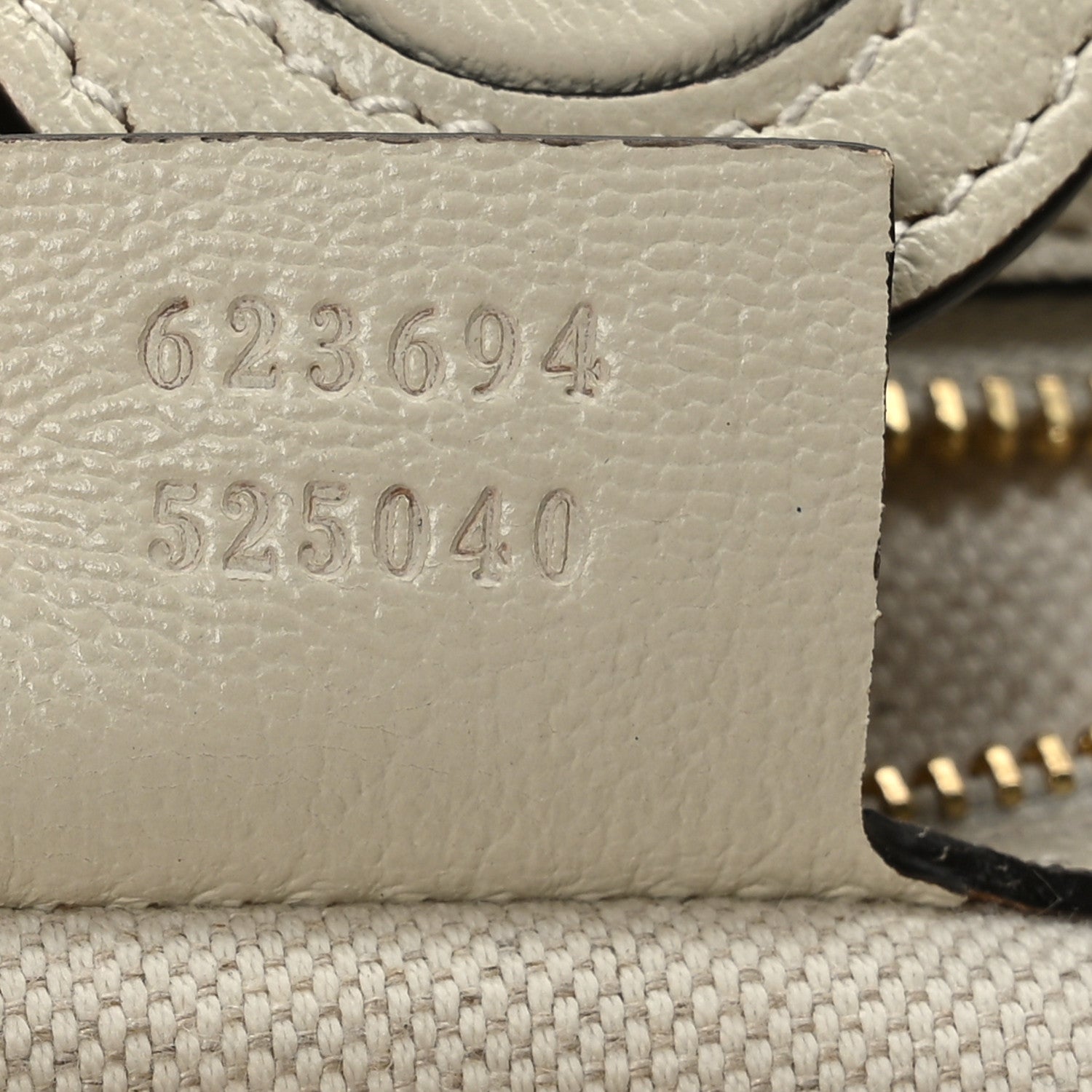 Gucci Monogram New Sakai Calfskin Lux Horsebit 1955 Tote Beige Ebony Mystic White 7 of 9