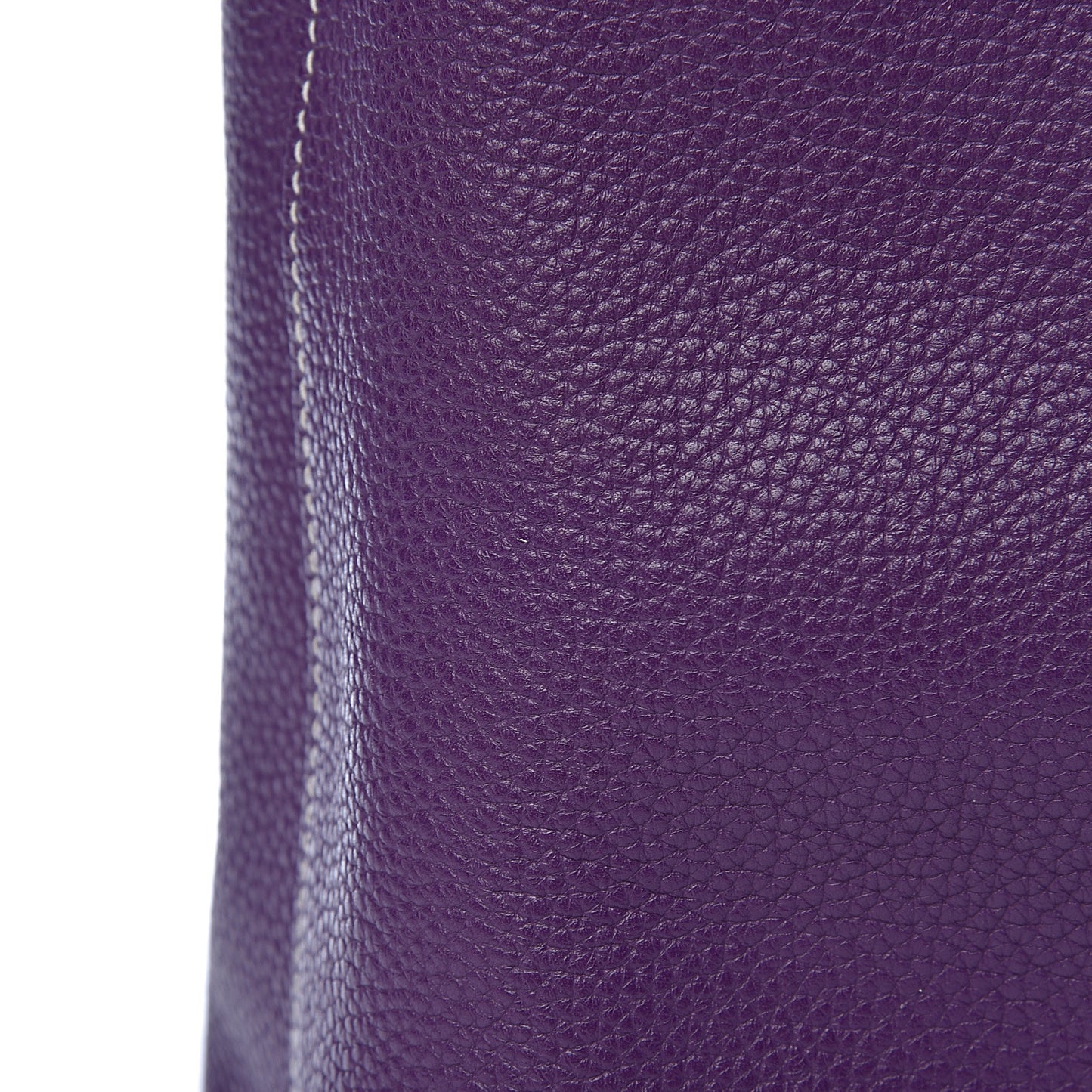 Taurillon Clemence Double Sens 45 Reversible Tote Bleu Zanzibar Ultraviolet