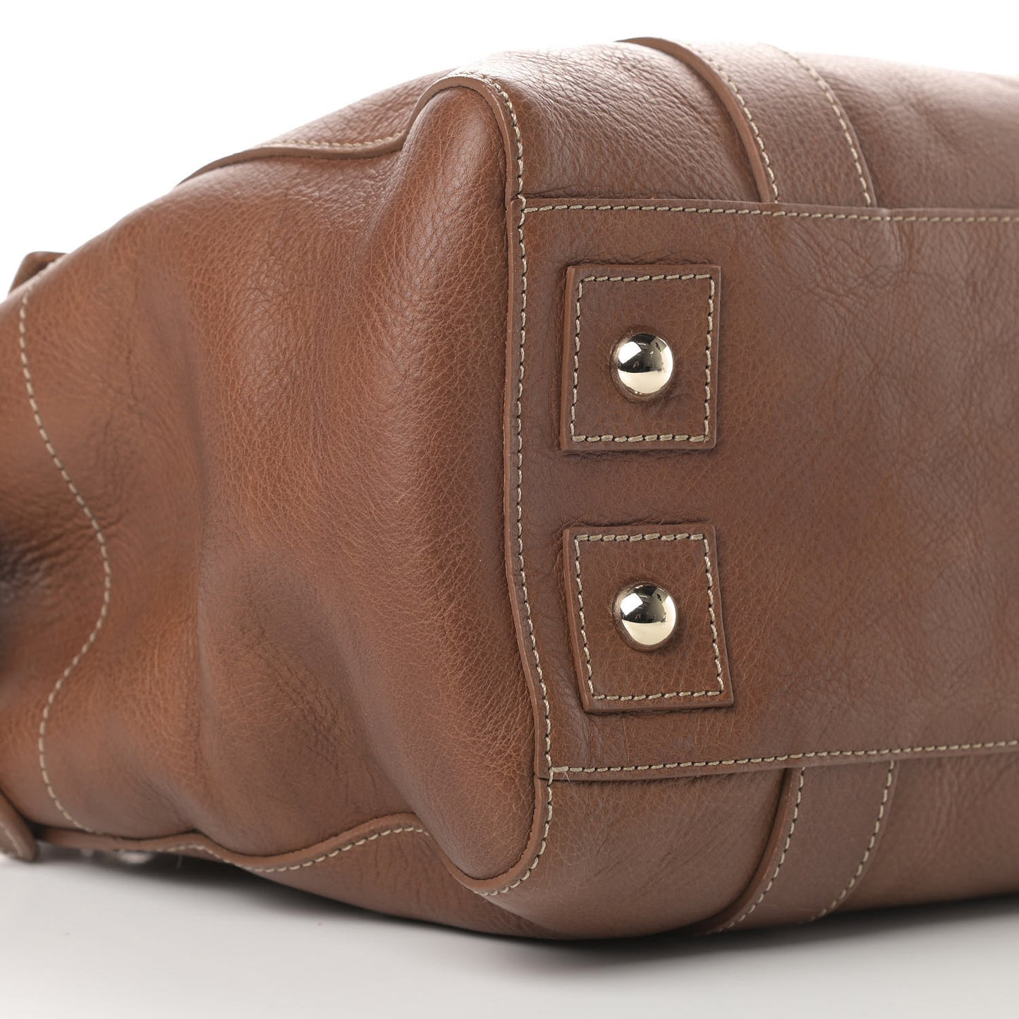 Natural Leather Small Buckle Bayswater Oak