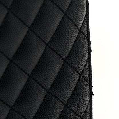 Saint Laurent Grain De Poudre Textured Mixed Matelasse Large Triquilt Monogram Monochrome Satchel Black 5 of 6