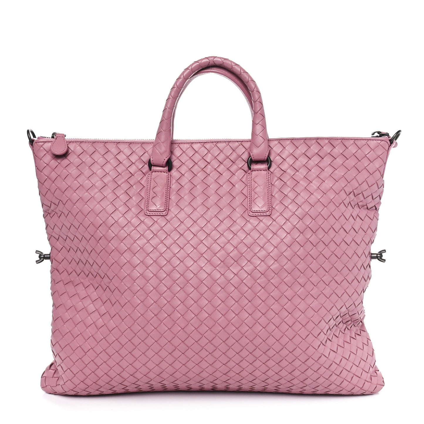 Nappa Intrecciato Maxi Convertible Tote Violet