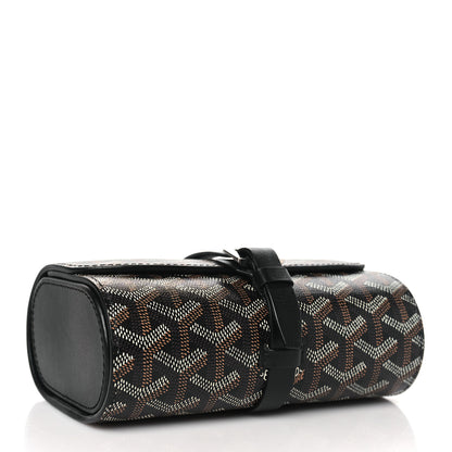 Goyard Goyardine Double Travel Watch Case Black 4 of 9