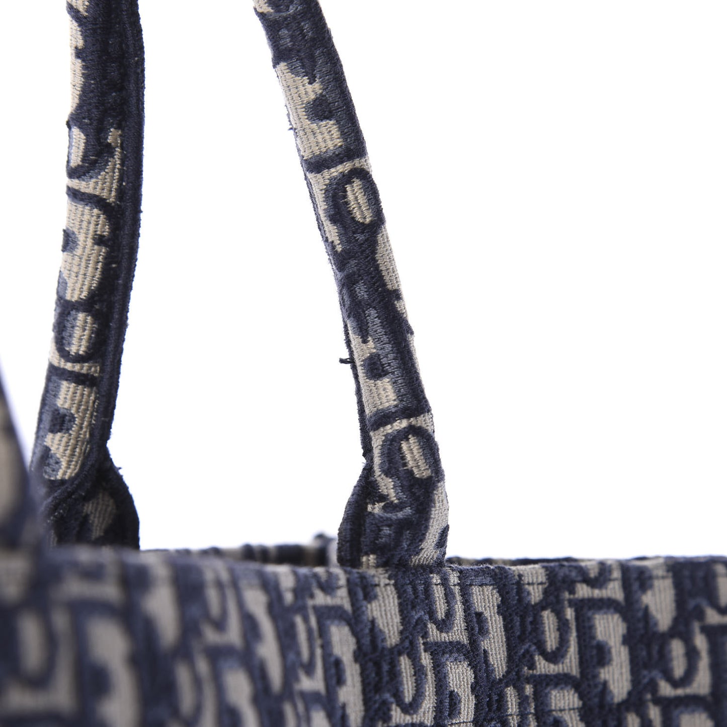 Oblique Book Tote Blue Multicolor