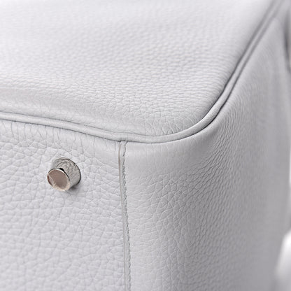 Hermes Taurillon Clemence Lindy 26 Bleu Arctic 11 of 13