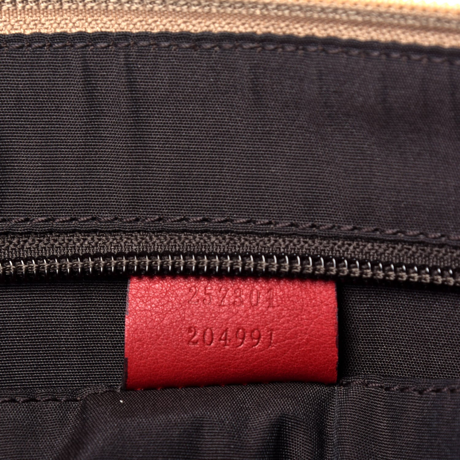 Gucci Canvas Signature Hobo Shoulder Red 7 of 9