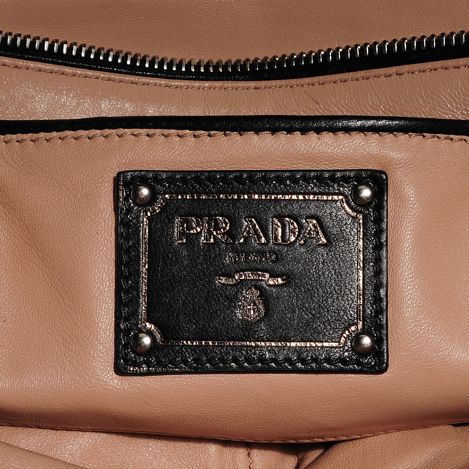 Prada Nappa Antique Satchel Nero Black 6 of 11
