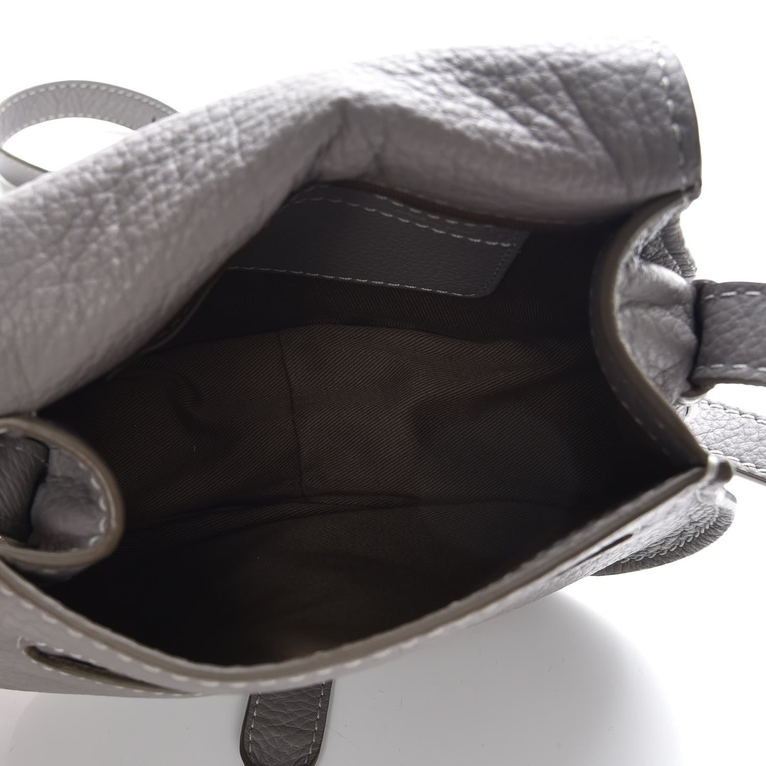 Chloe Calfskin Mini Marcie Round Crossbody Bag Cashmere Grey 5 of 7