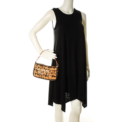 Louis Vuitton Monogram Graffiti Pochette Accessories Peach 2 of 7