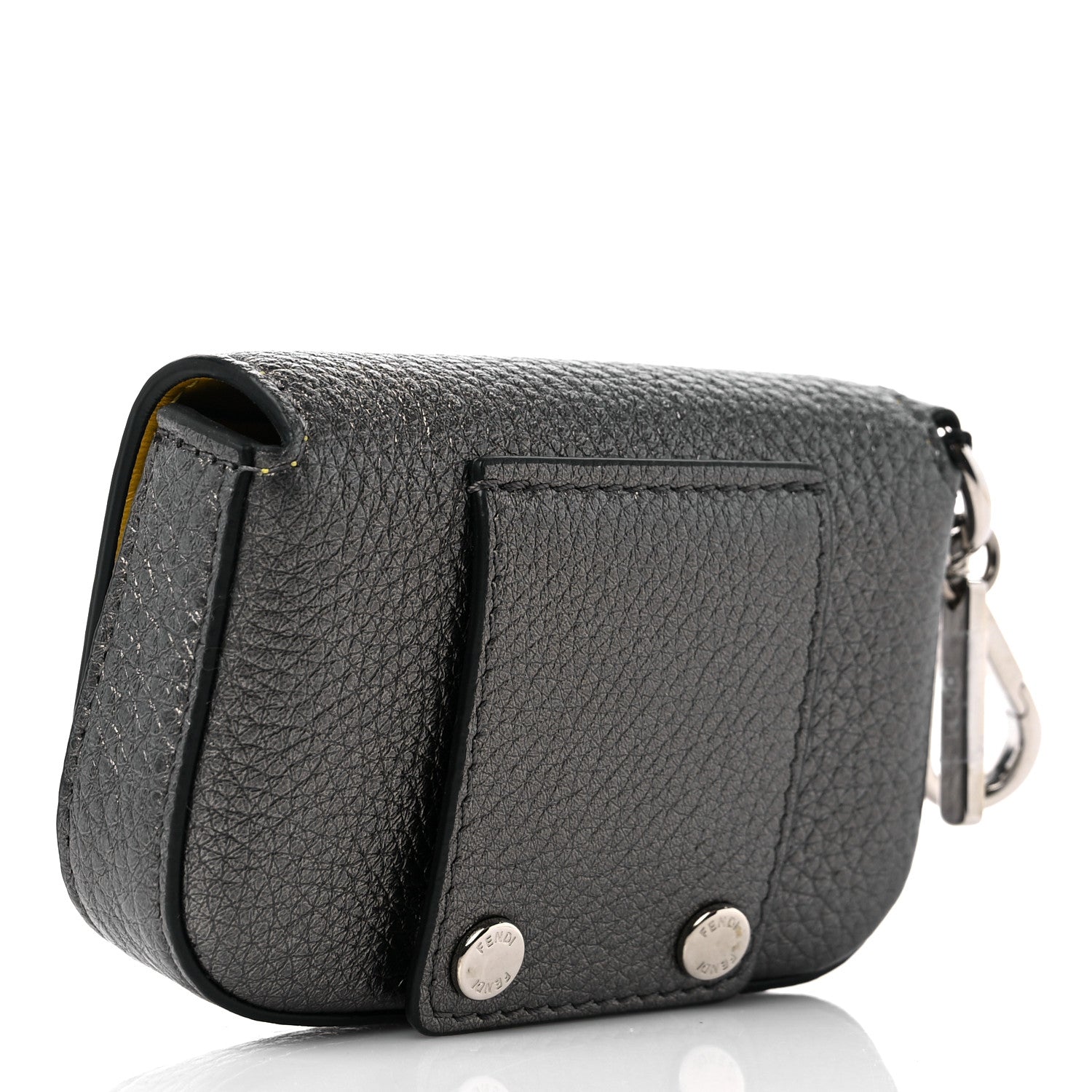 Fendi Cuoio Romano Lux Nano Baguette Charm Graphite 3 of 8