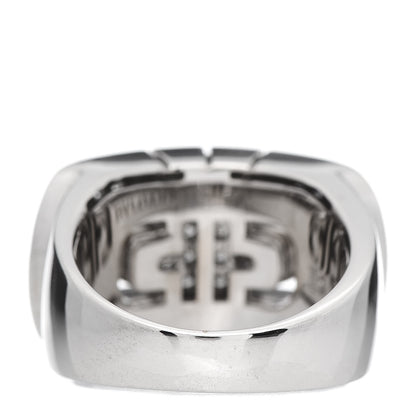 Bulgari 18K White Gold Diamond Parentesi Revolution Ring 51 5.75 4 of 6