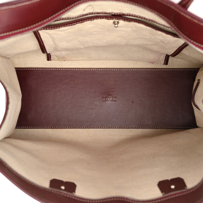 Goyard Goyardine Marquises Tote Burgundy 5 of 24