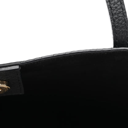 Alexander McQueen Grained Calfskin Skull Open Shopper Tote Black 12 of 14
