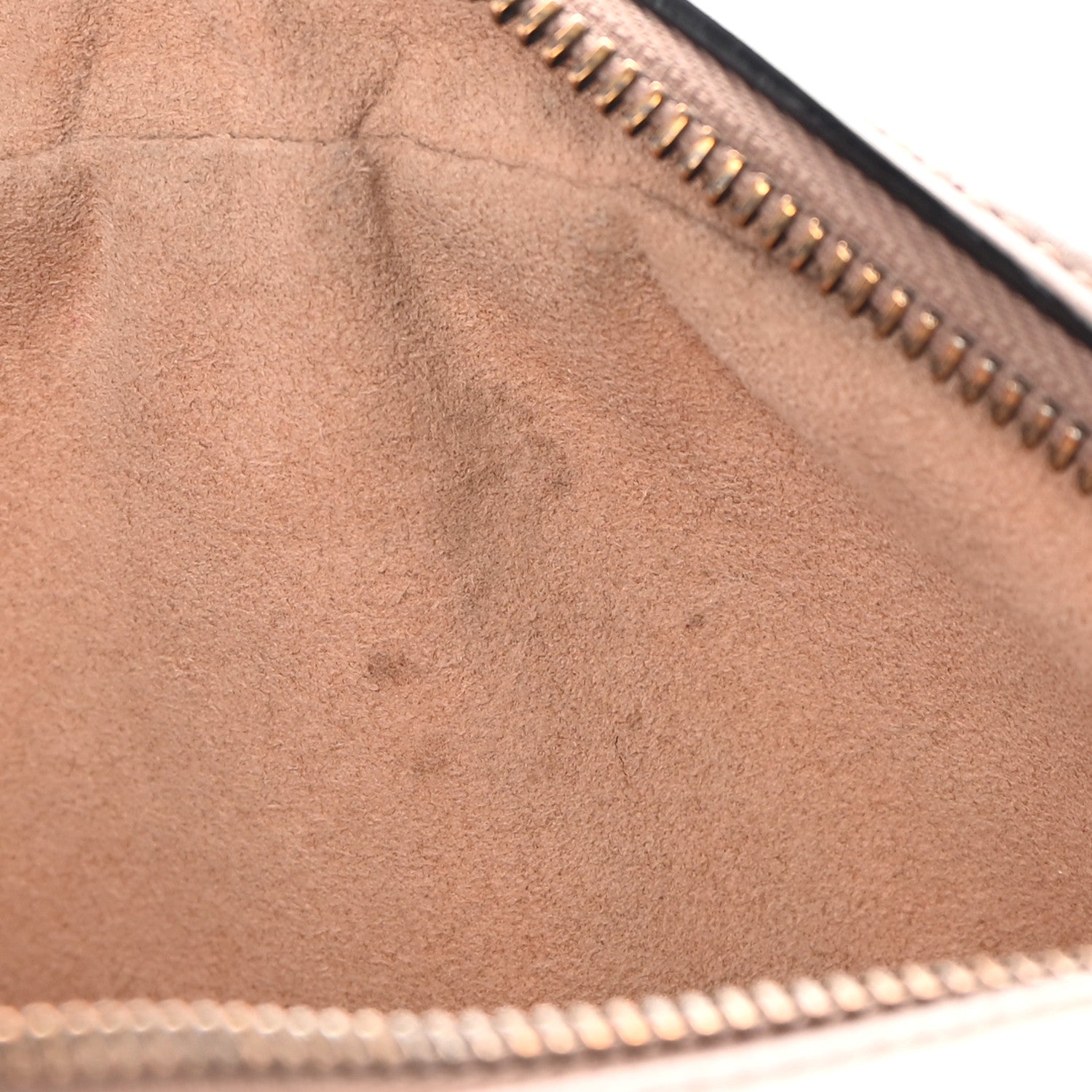 Gucci Calfskin Matelasse Mini GG Marmont Chain Shoulder Bag Porcelain Rose 12 of 14