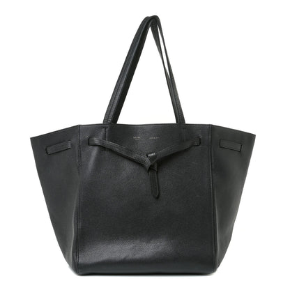 Celine Soft Grained Calfskin Medium Belt Cabas Phantom Black 1 of 12