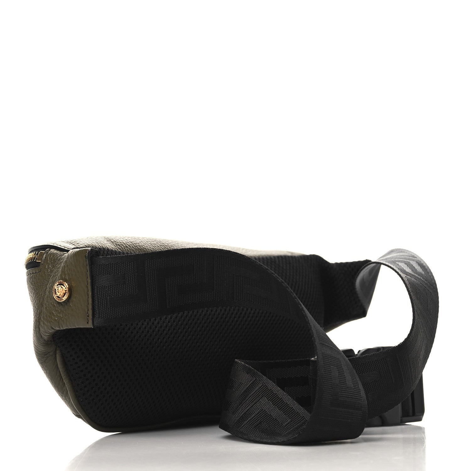 Versace Grained Calfskin Vanitas Medea Belt Bag Khaki 3 of 9