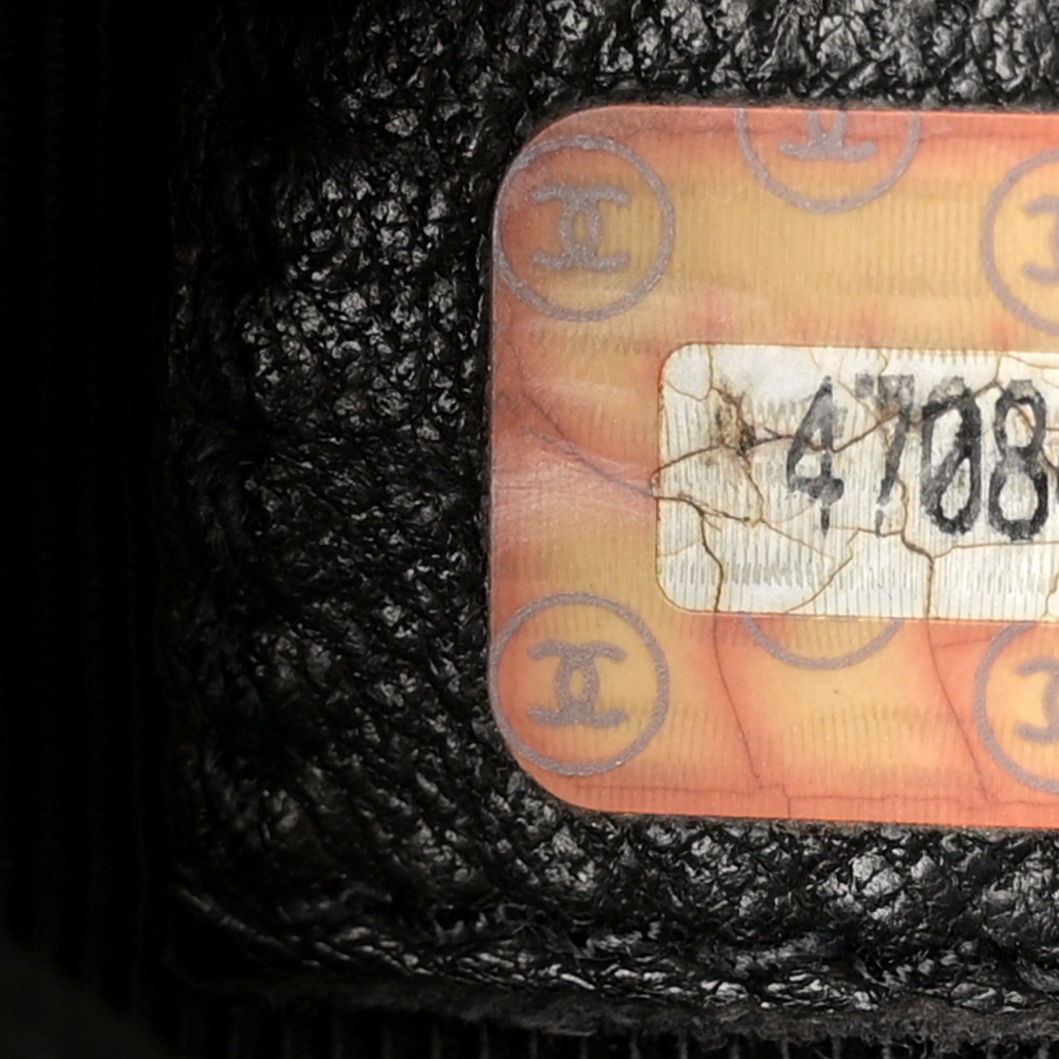 Chanel Caviar CC Shopper Tote Black 7 of 13