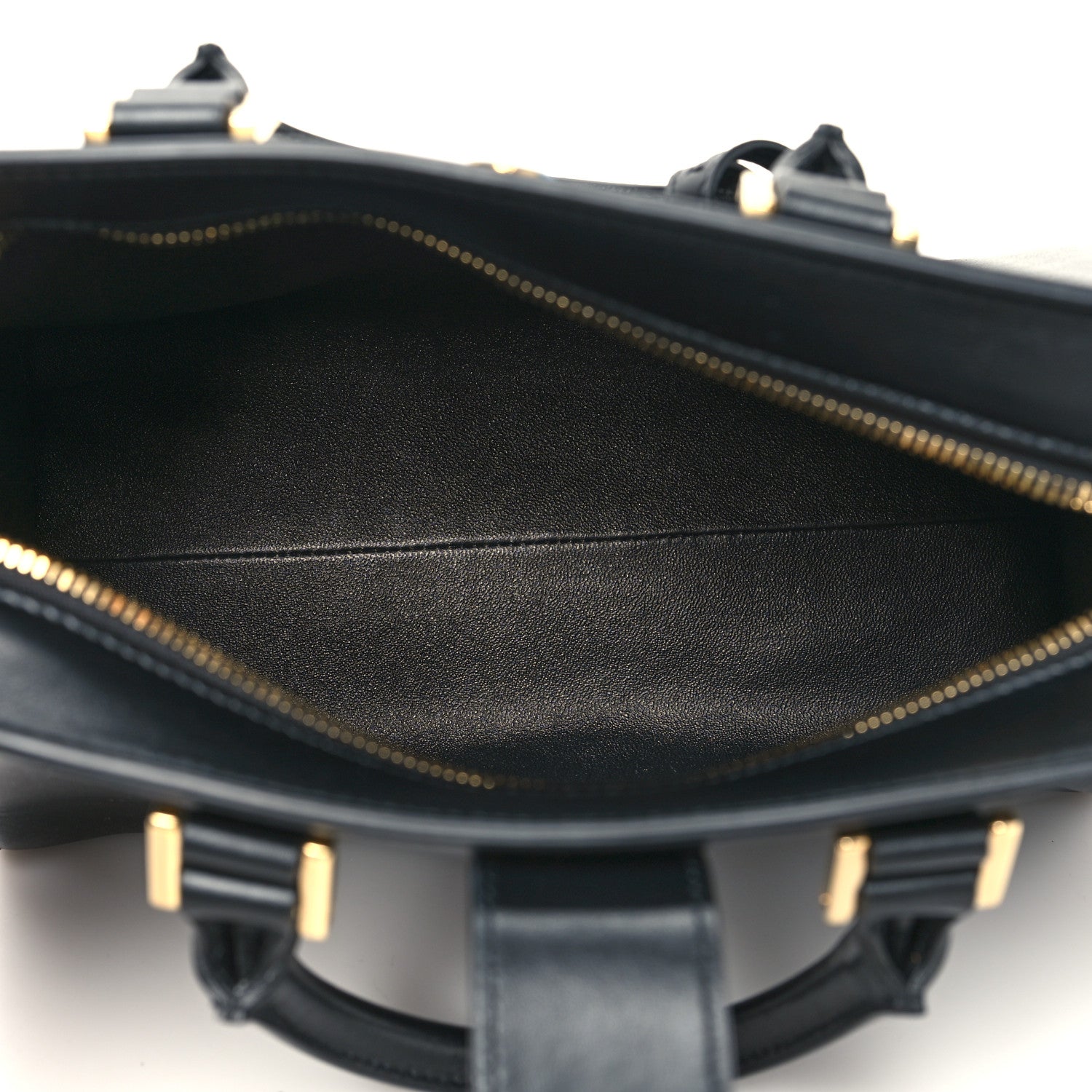 Saint Laurent Calfskin Monogram Baby Cabas Black 6 of 11