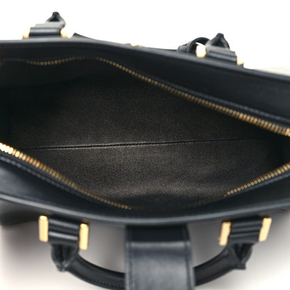 Saint Laurent Calfskin Monogram Baby Cabas Black 6 of 11