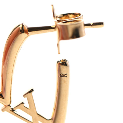 Louis Vuitton Metal Fall In Love Hoop Earrings PM Gold 4 of 5