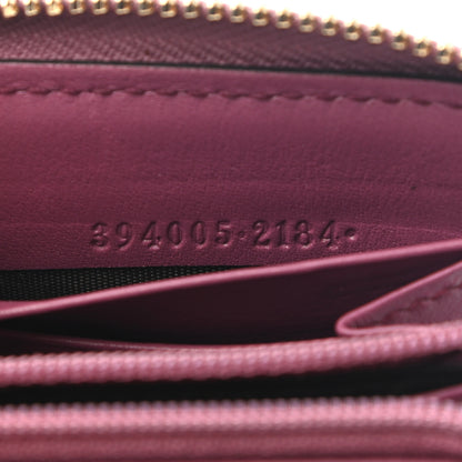 Gucci Guccissima Bree Zip Around Wallet Purple 7 of 8