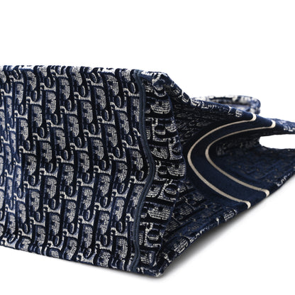 Christian Dior Oblique Velvet Large Book Tote Blue Multicolor 10 of 11