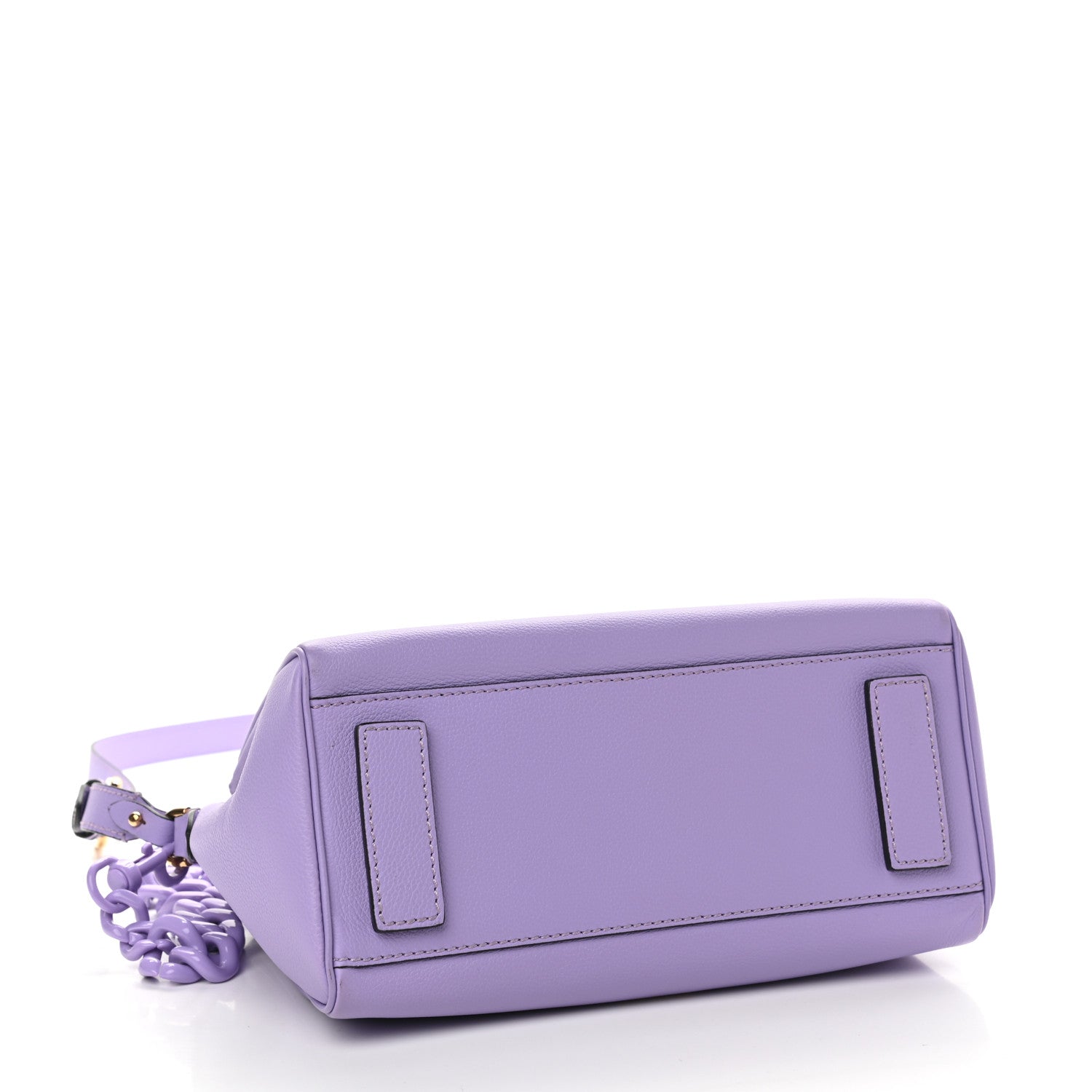 Versace Calfskin Medium La Medusa Top Handle Handbag Lilac 4 of 9