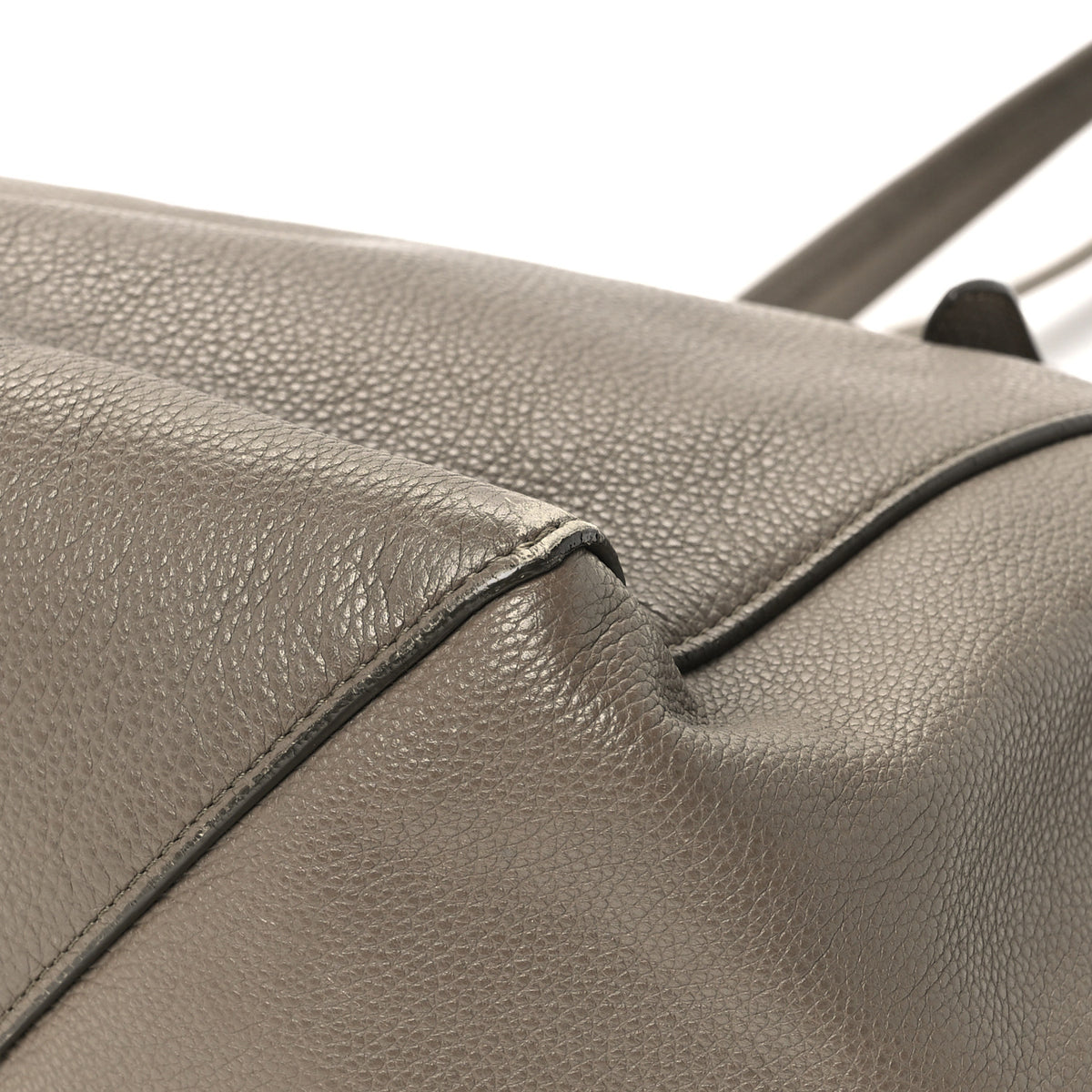 Celine Soft Grained Calfskin Small Belt Cabas Phantom Taupe 12 of 12