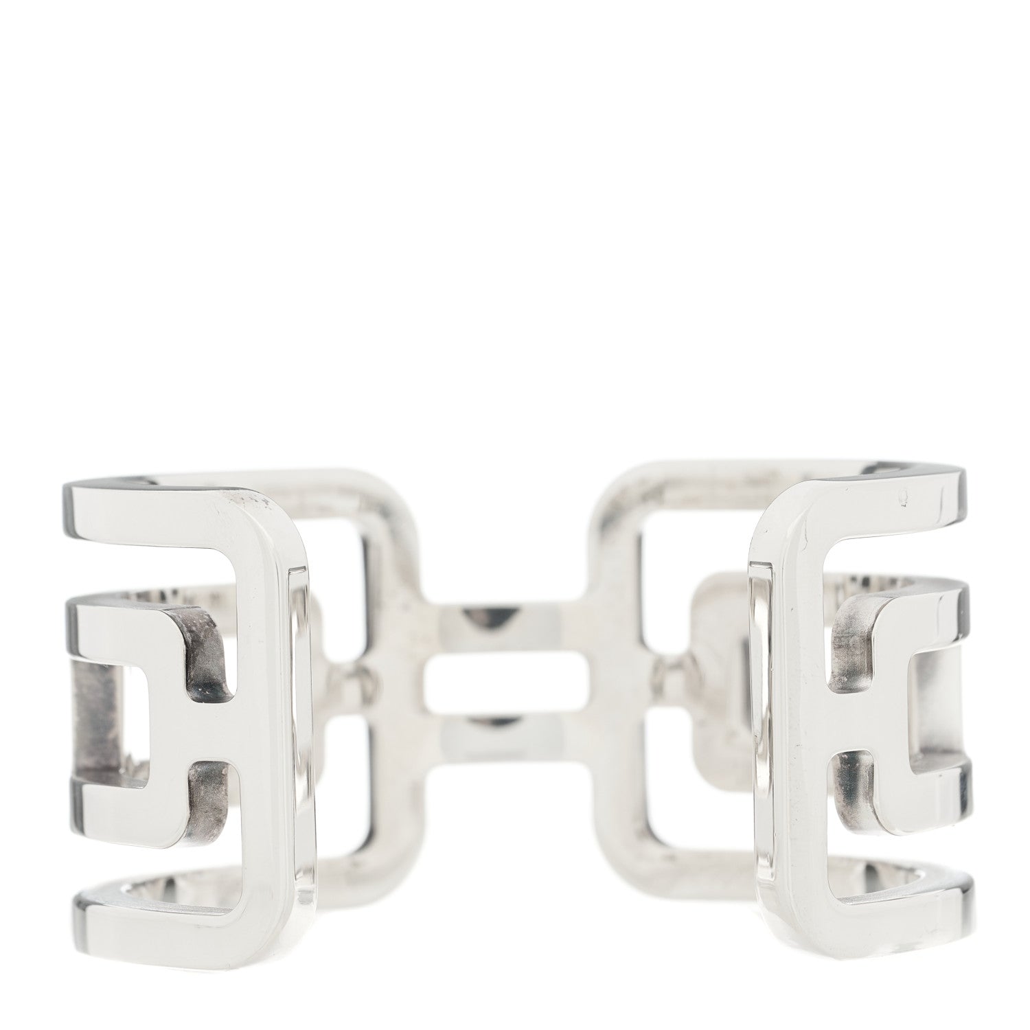 Hermes Sterling Silver Arcane Cuff Bracelet 2 of 4