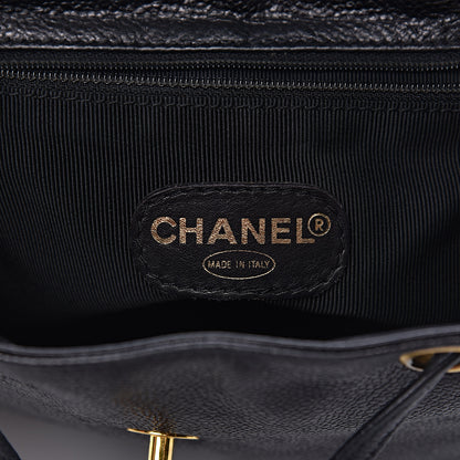 Chanel Caviar CC Backpack Black 6 of 12