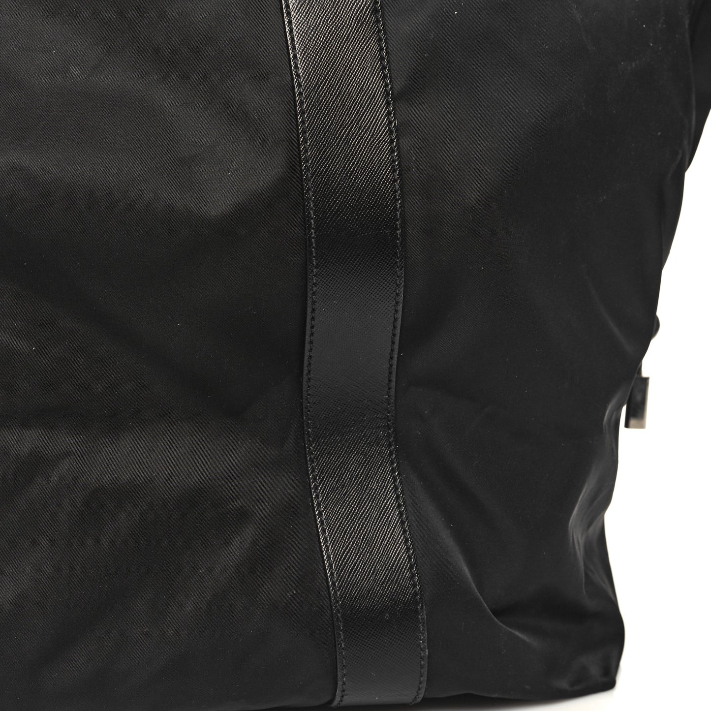 Tessuto Nylon Saffiano Carry On Travel Bag Black