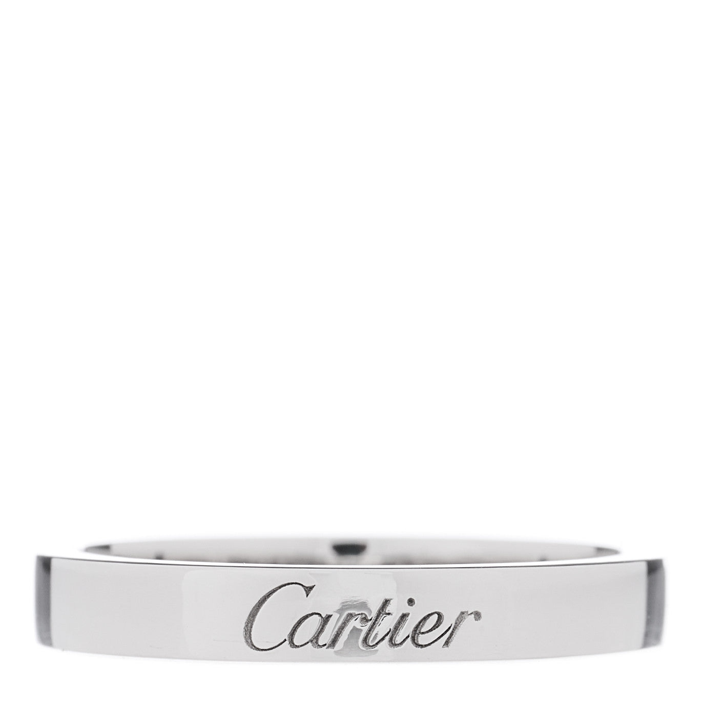 Platinum 3mm C De Cartier Wedding Band Ring 52 6